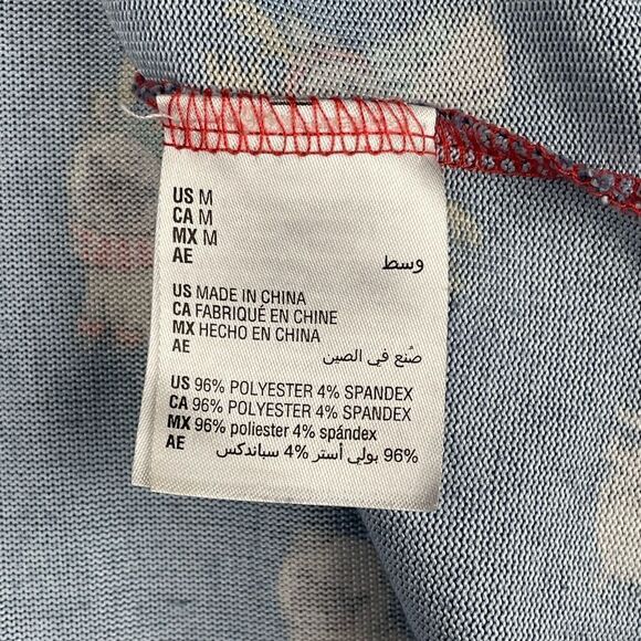 Used Jenni Intimates Womens Blue Reindeer Pug Christmas Pajamas Size M - Picture 6 of 13